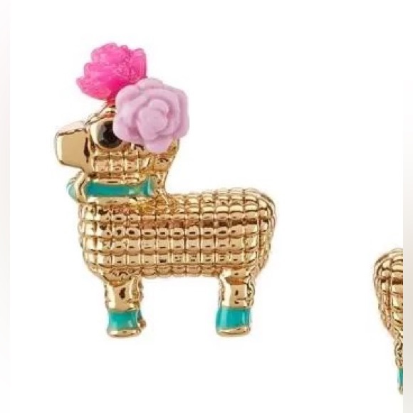 ♠️KATE SPADE HAUTE STUFF PENNY THE PIÑATA EARRINGS - Picture 2 of 3